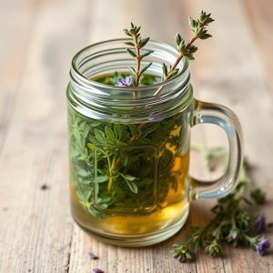 زمان مصرف عرق آویشن